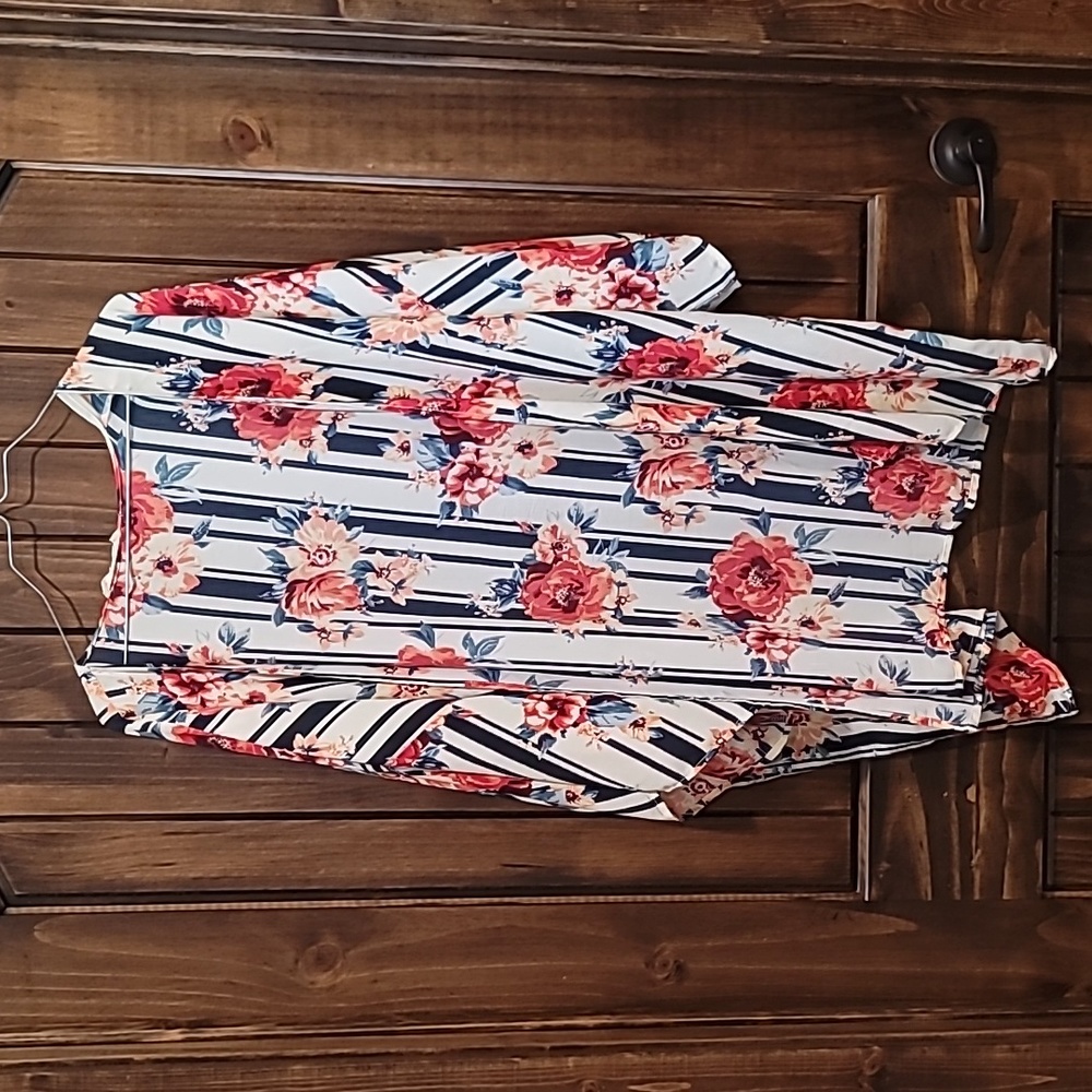 Bright Floral Cardigan (L)